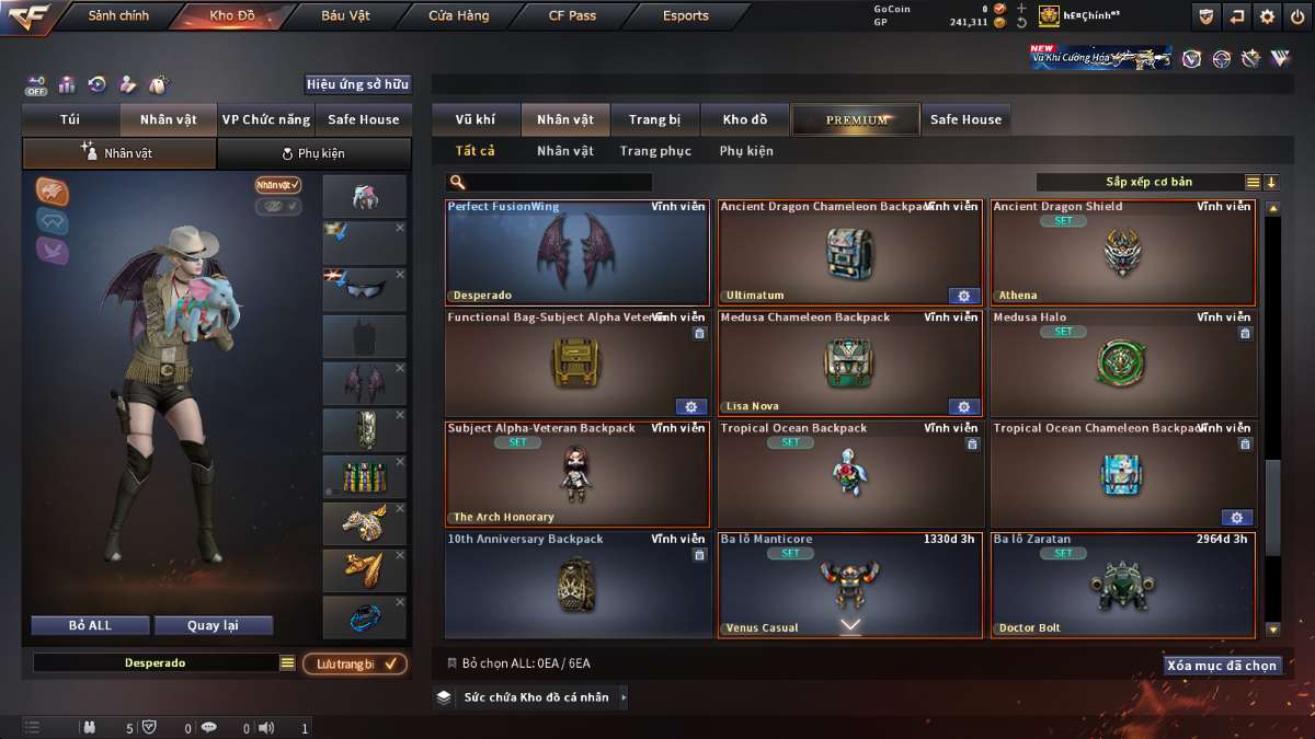 shop acc cf uy tin gia re